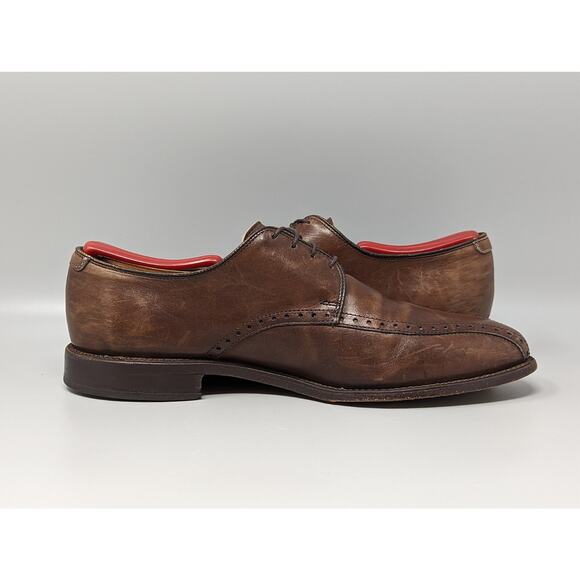 Allen Edmonds Men\'s Wendell Dark Brown Oxford Dress Shoes Size 9 D main image 6